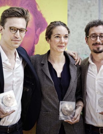 Jean-Baptiste Malet, Elise Vincent et Christophe Barreyre Prix Albert Londres 2018