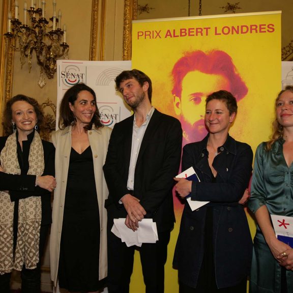 Alfred de Montesqiou, Audrey Gallet, Alice Odiot Prix Albert Londres 2012