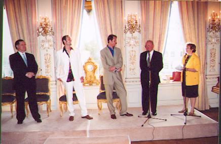 Adrien Jaulmes, Thierry de Lestrade, Jean-Xavier de Lestrade Lauréats Prix Albert Londres 2002